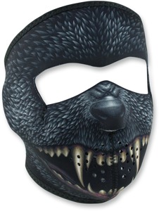 Full-Face Neoprene Mask - Neo Full Mask Silver Bullet