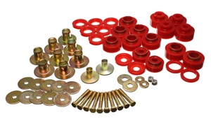 68-72 Chevy Chevelle/Monte Carlo/Malibu/El Camino Red Body Mount Set