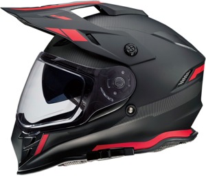 Range Dual Sport Helmet X-Large - Uptake Black/Red