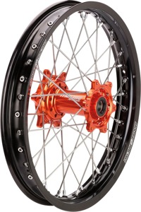 SX-1 Black Orange Complete Rear Wheel 2.15x18 - For 13-22 KTM