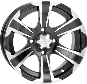 SS312 Black Wheel 14X6 4/137 4+2 12MM Bolt Holes