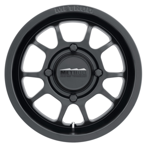 MR409 Bead Grip 14x7 / 4+3/13mm Offset / 4x136 / 106.25mm CB Matte Black Wheel