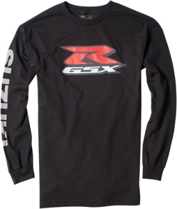 Men's Suzuki GSX-R Long Sleeve Tee - Suzuki Gsxr Ls Tee Blk 2Xl