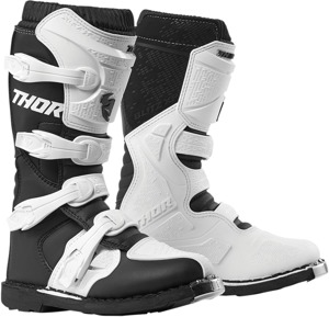 Blitz XP Dirt Bike Boots - Black & White Women's US Size 9