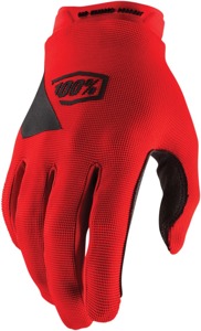 Ridecamp Gloves - Red Short Cuff Men's Small