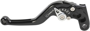 Halo Aluminum Adjustable Folding Clutch Lever - Black - For 09-17 Yamaha YZF R1