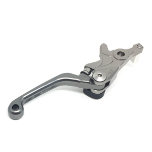 Pivot CP CNC Brake Lever - 3 Finger "Shorty" Length - CRF250L, CBR250, & Grom - KLX & Ninja 250