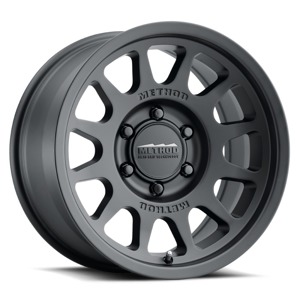 MR703 17x8.5 +25mm Offset 6x135 87mm CB Matte Black Wheel