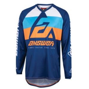 23 Syncron CC Jersey Blue/Orange/Black Youth - Medium