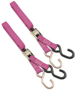 Standard Tie Downs - Pair - 1" x 72" Pink