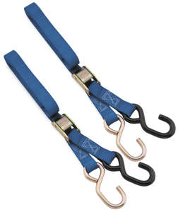 Standard Tie Downs - Pair - 1"x72" Blue