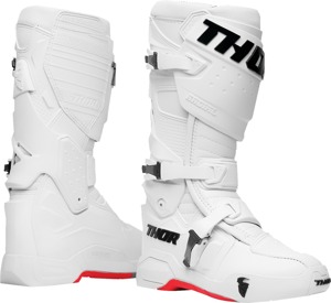 Thor Radial MX Boots Frost Size 8 - Off-road motocross boots in Frost color, size 8