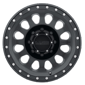 MR315 17x8.5 0mm Offset 8x6.5 130.81mm CB Matte Black Wheel