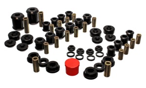 95-99 Mitsubishi Eclipse FWD/AWD Black Hyper-flex Master Bushing Set