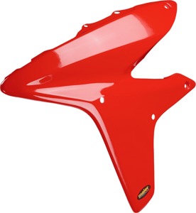 Left & Right Air Scoops Fighting Red - For 06-14 Honda TRX450ER/R