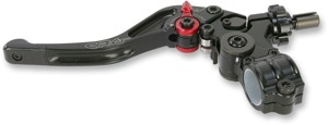 Short RC2 Aluminum Adjustable Mechanical Clutch Lever - Black