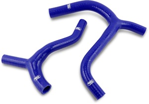 Blue Race Radiator Hose Kit w/Clamps - For 19-21 Kawasaki KX450