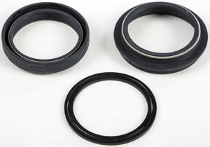 Black Single Fork Oil & Dust Seal Kit For 43 mm Showa Forks