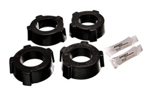 53-68 VW (Air Cooled) Swing Axle Suspension Black Rear Spring Plate Bushing Set