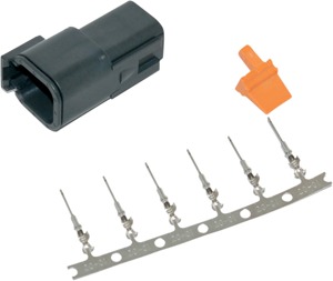 DTM 6-Position Connectors - Deutsch Dtm 6-Pos Recpt Blk