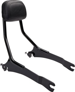 Detachable Backrest for Indian - Dtchble Bckrst Short W/Pp Blk