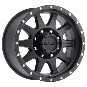 MR301 The Standard 17x9 -12mm Offset 8x6.5 130.81mm CB Matte Black Wheel