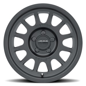 MR703 17x8.5 0mm Offset 5x5 71.5mm CB Matte Black Wheel