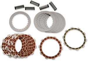 Complete Clutch Kit - Aramid Frictions w/ Steels & Springs - For 00-05 Suzuki GSXR750