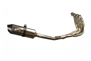 Polished Full Exhaust w/ Stainless Tubing - For 08-10 Suzuki GSXR600 GSXR750