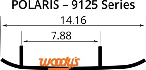 Flat-Top Runners - 4" Carbide Polaris