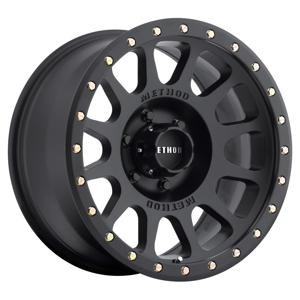 MR305 NV 16x8 0mm Offset 6x5.5 108mm CB Matte Black Wheel