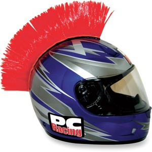 Helmet Mohawk - Helmet Mohawk Red