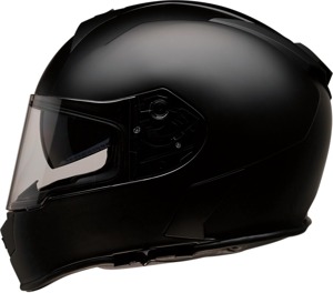 Warrant Solid Full Face Street Helmet Matte Black Small