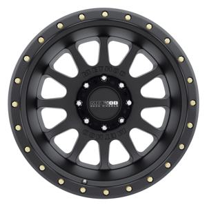 MR605 NV 20x10 -24mm Offset 8x170 124.9mm CB Matte Black Wheel