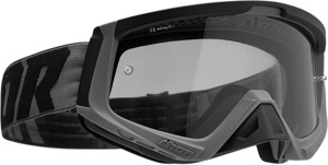 Sniper Gray / Black Goggles - Smoke Lens