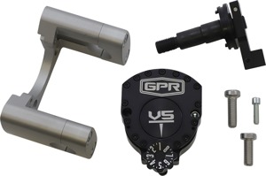 Black V5 Steering Damper - For 08-12 R1200GS Adventure