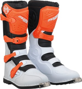 Moose Offroad Qualifier Boots Orange Size 7 - Off-road boots in orange, size 7