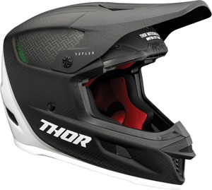 Reflex Carbon Polar MIPS Full Face Offroad Helmet Black/White Large