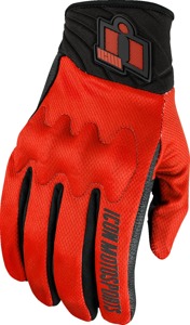 Anthem3 Gloves - Red Medium - Men's short cuff sport riding gloves