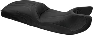 Stitched Vinyl 2-Up Seat - Black - For 10-16 Can-Am Spyder RT