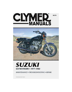 Shop Repair & Service Manual - Soft Cover - For 1977-1982 Suzuki GS750