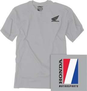 Men's Honda Motorsports Tee - Hon Motorsports Tee Lt Gry Xl