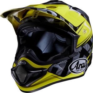 Arai VX-Pro4 Scoop Helmet Yellow XS - Off-road MX helmet in Yellow, Size XS