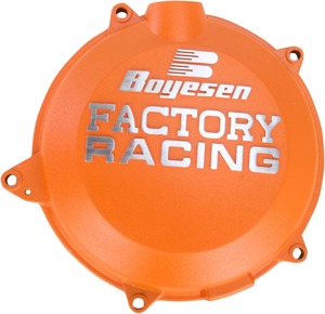 Factory Racing Clutch Cover Orange - For 11-16 Husqv KTM 450/501