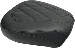 Tripper Diamond Synthetic Leather Wide Pillion Pad - For 06-20 Harley FLH FLT