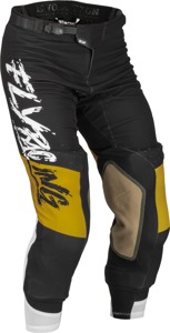 Fly Racing Evolution DST L.E. Brazen Pants White/Gold/Black Sz 34 - For motocross riders, size 34