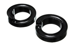 Front Coil Spring Isolator Set - Black Fits 2005-07 Ford F-250/F-350 SD 2/4WD