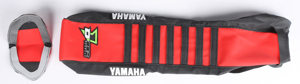 Gripper Seat Cover Black/Red/Black - For 14-18 Yamaha WR YZ