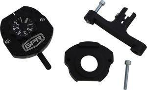 Black V5 Steering Damper - For 13-18 Kawasaki ZX6R Ninja