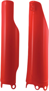 Lower Fork Cover Set - Red - For 04-07 CR125R/CR250R, 04-16 CRF450R, 04-17 CRF250R